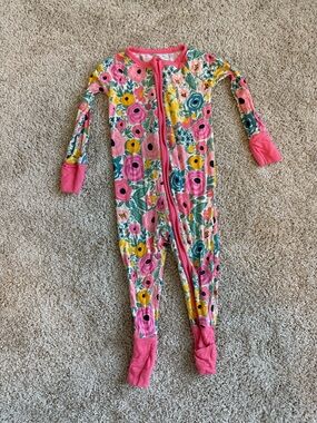 Little Sleepies secret garden zippy pajamas
